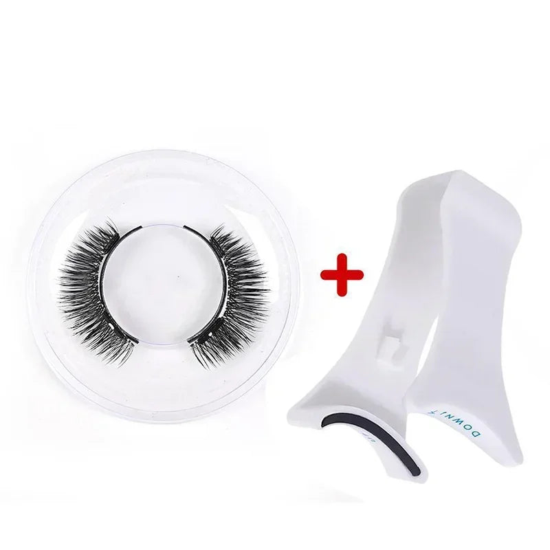 1 Pair Magnetic False Eyelashes 3D Makeup Eyelash Extension Tool Eyelash Tweezers Cosmetics Natural Mink Fake Lashes No Glue