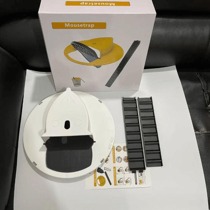 Selvlukende musefælde med automatisk nulstilling