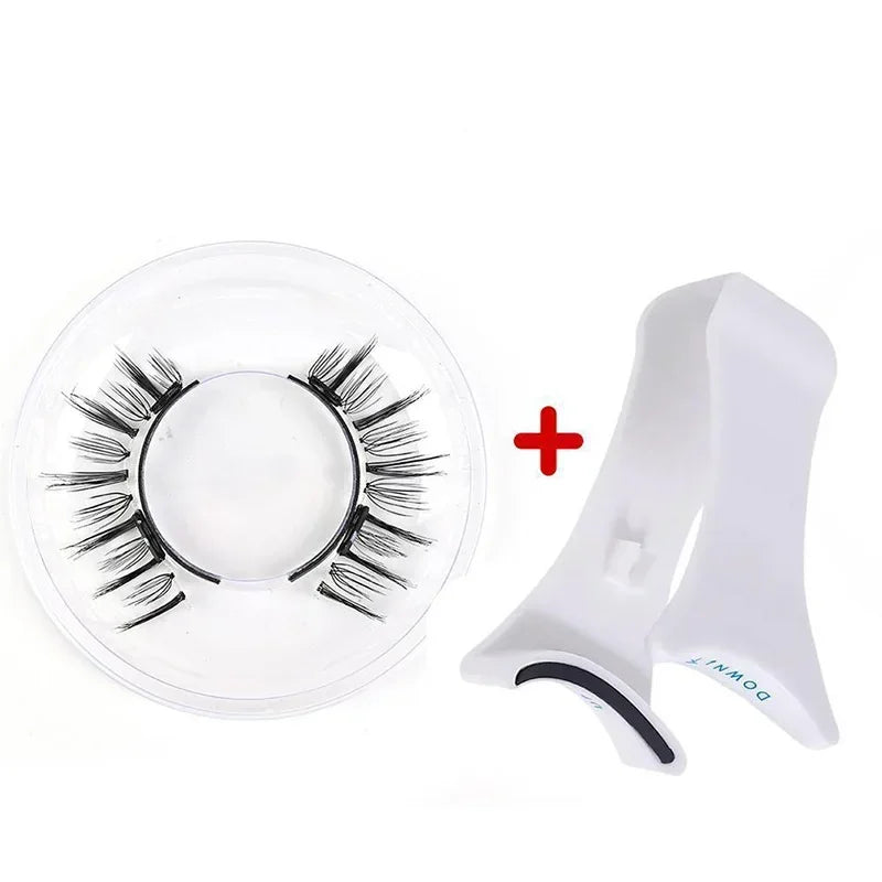 1 Pair Magnetic False Eyelashes 3D Makeup Eyelash Extension Tool Eyelash Tweezers Cosmetics Natural Mink Fake Lashes No Glue