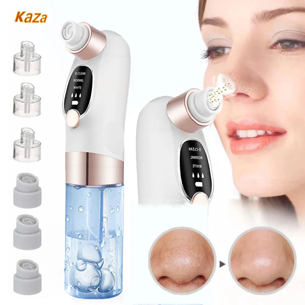 Blackhead Remover Pore Vacuum Face Cleaner Electric Pimple Acne Black Head Removal USB Rechargeable Water Cycle Black Dot Remove