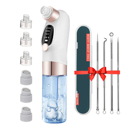 Blackhead Remover Pore Vacuum Face Cleaner Electric Pimple Acne Black Head Removal USB Rechargeable Water Cycle Black Dot Remove