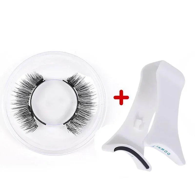 1 Pair Magnetic False Eyelashes 3D Makeup Eyelash Extension Tool Eyelash Tweezers Cosmetics Natural Mink Fake Lashes No Glue