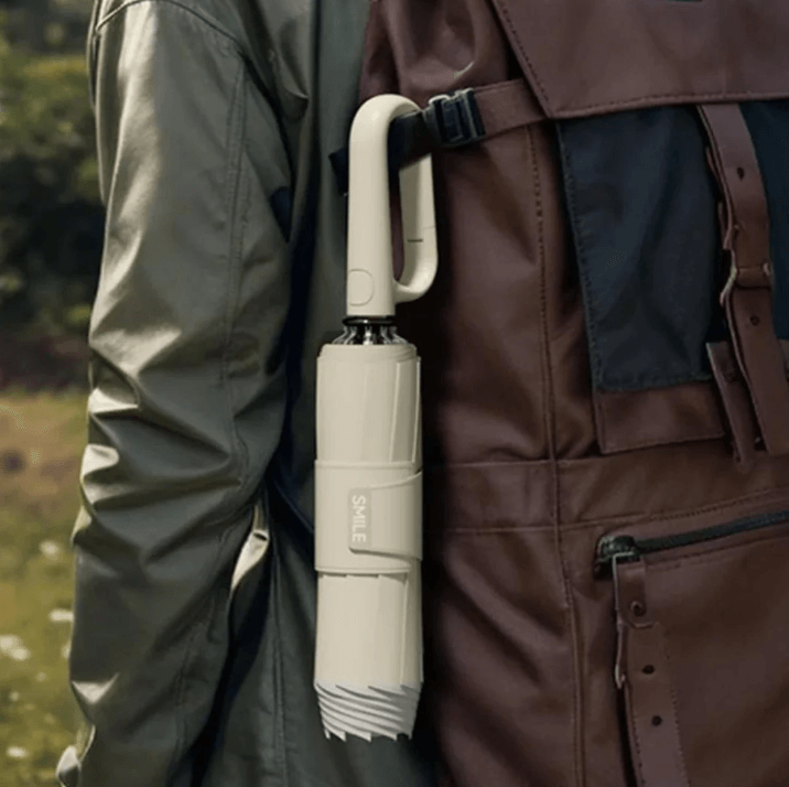 Unisex Stormsikker Paraply med Reflekser