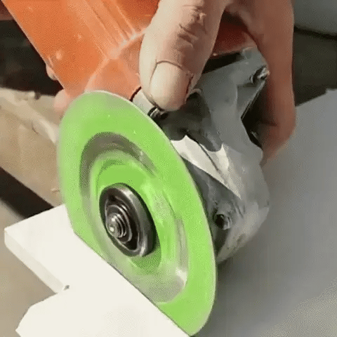 Diamant glasskæreskive til præcis skæring af glas og keramik, sølvfarvet skive med fin diamantbelægning