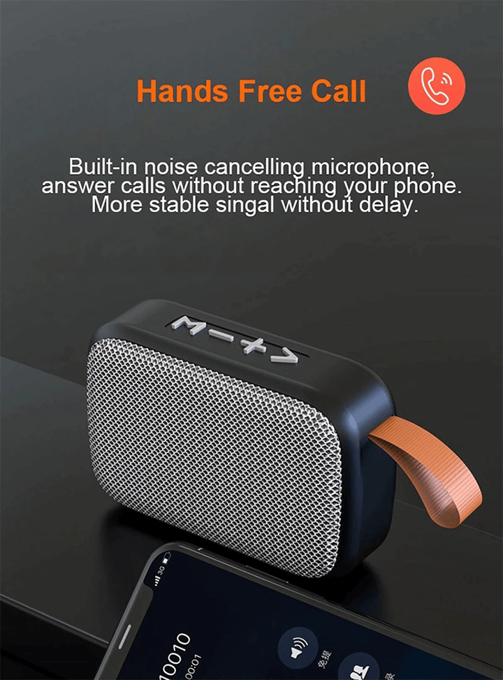 Bærbar 3D Stereo Bluetooth Højttaler