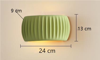 Gerillet Væglampe i Harpiks - Art Deco Stil